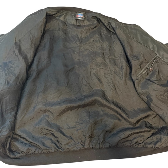 Vtg Planet Hollywood Bangkok Bomber Jacket XL 100% Silk Black Embroidered Rare - Picture 8 of 13